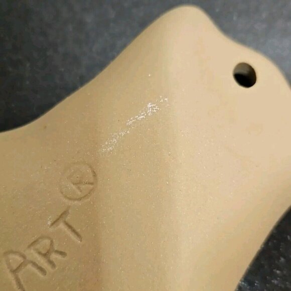 Brown Bag Cookie Art Mold Cat Girl Wearing Apron Giant Stamp Ceramic Vtg 1992 - Picture 13 of 13